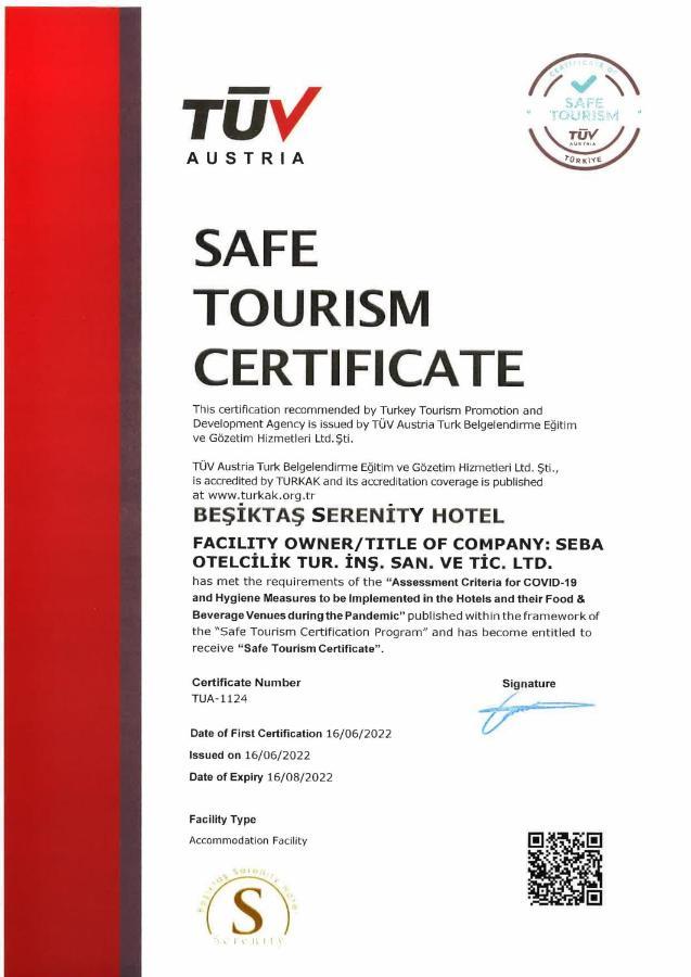 Besiktas Serenity Hotel 이스탄불 외부 사진